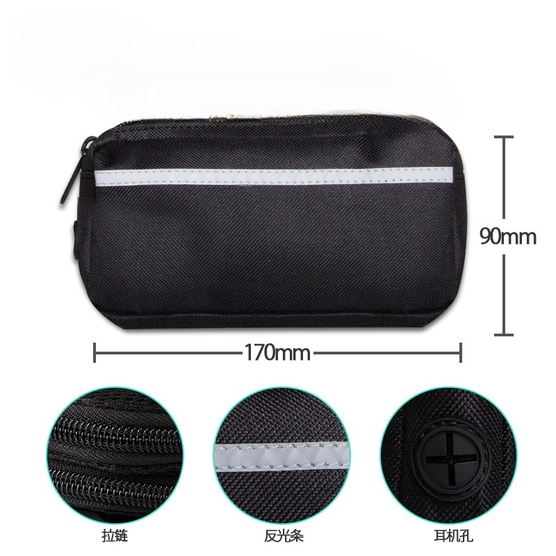 Running Belt - Haustier-Lauf-Leinen-Set Reflektierende Nachtlauf-Sport-Hüfttasche Hunde-Rucksack Tragbare Tasche