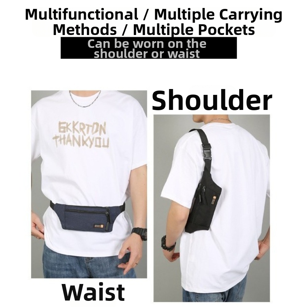 Running Belt - Neue Oxford-Stoff Herren Hüfttasche Wasserdicht Leichtgewichtige