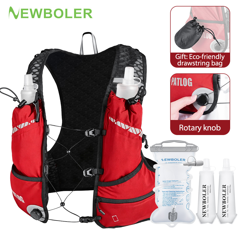 Hydration Vest - NEWBOLER Outdoor Trail Running Rucksack Ultraleicht