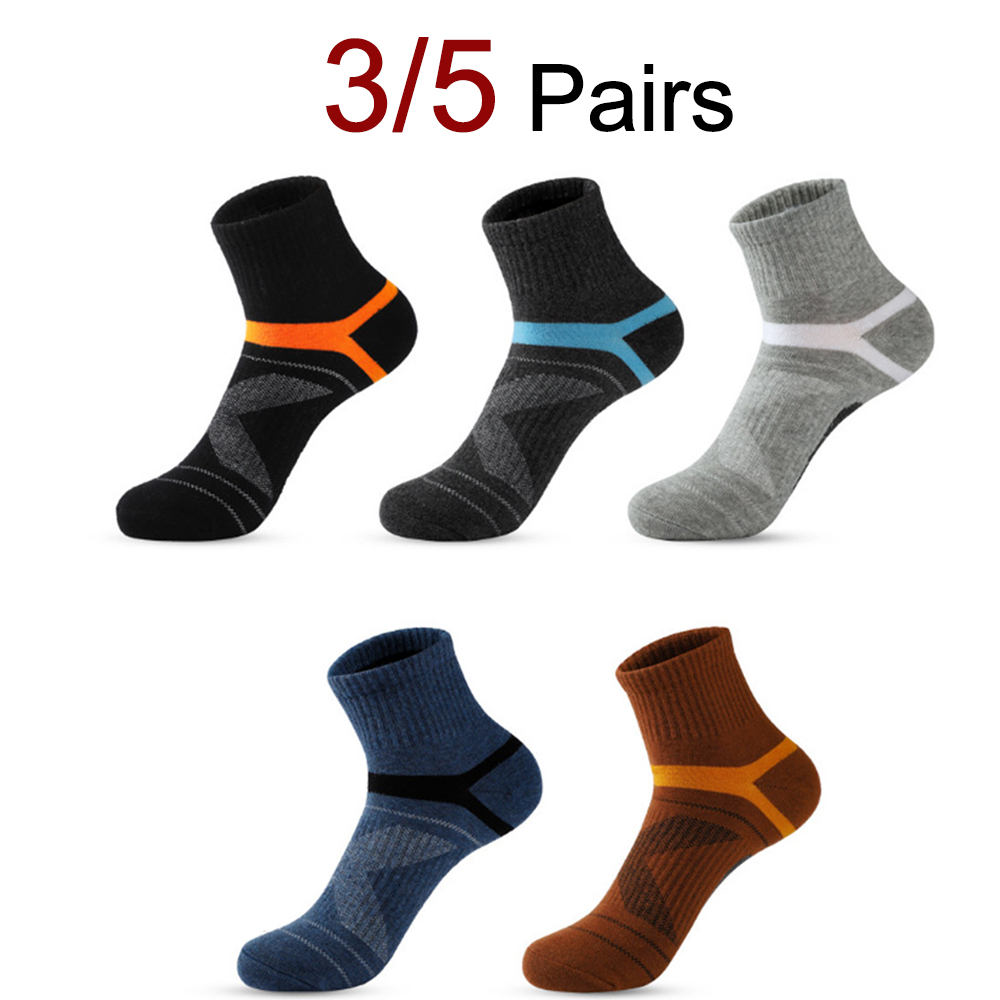 Sports Socks - 3/5 Paar neutrale Laufsportsocken, bequem, atmungsaktiv,
