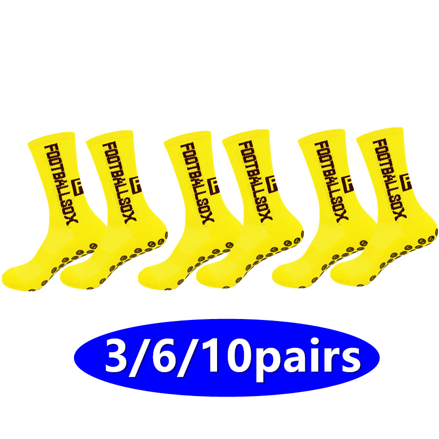 Sports Socks - 3/6/10 Paar rutschfeste Sport-Grip-Socken für Herren