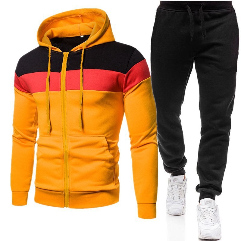 Herren Farbblock Reißverschlus – Joggers Pants Bewertung und Preis