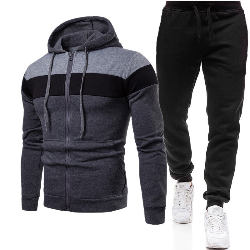 Herren Farbblock Reißverschlus – Joggers Pants Bewertung und Preis