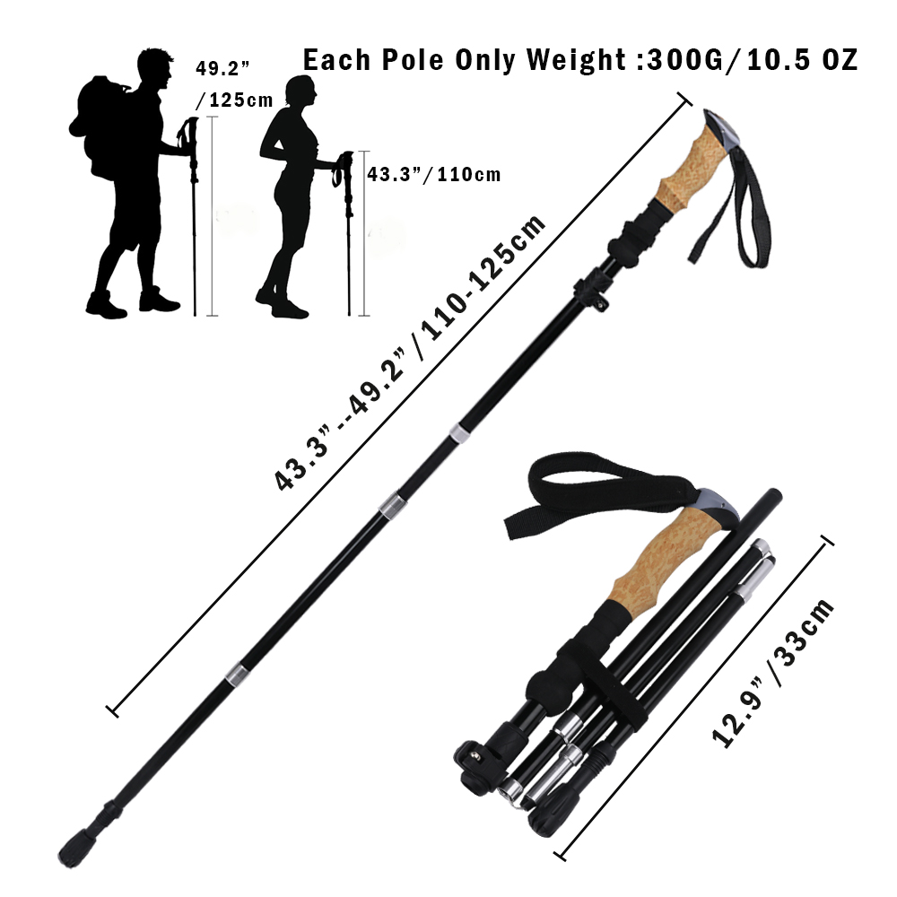 Ultrastarke Trekking-Wanderstö – Trekking Pole Carbon Bewertung und Preis