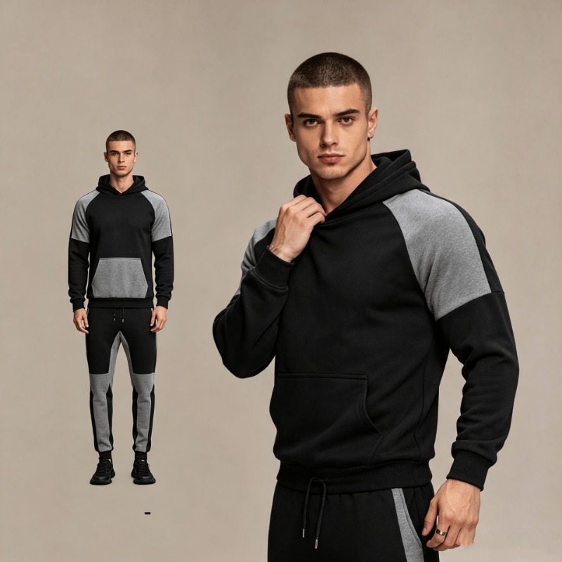 Herren Zweiteiler mit Farbbloc – Joggers Pants Bewertung und Preis